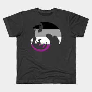 Pride Animals- Asexual Dragon Kids T-Shirt